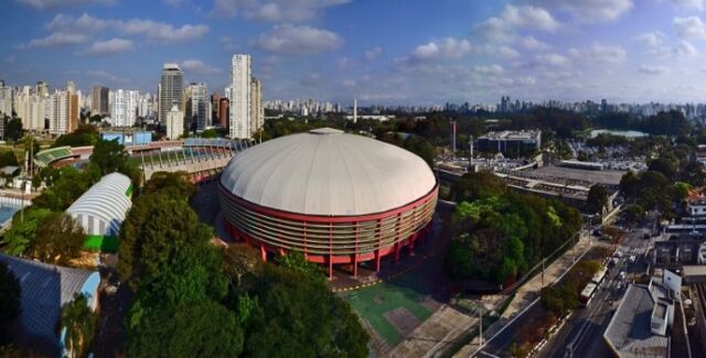 Sao Paulo, Brazil - Ibirapuera district panoramic view